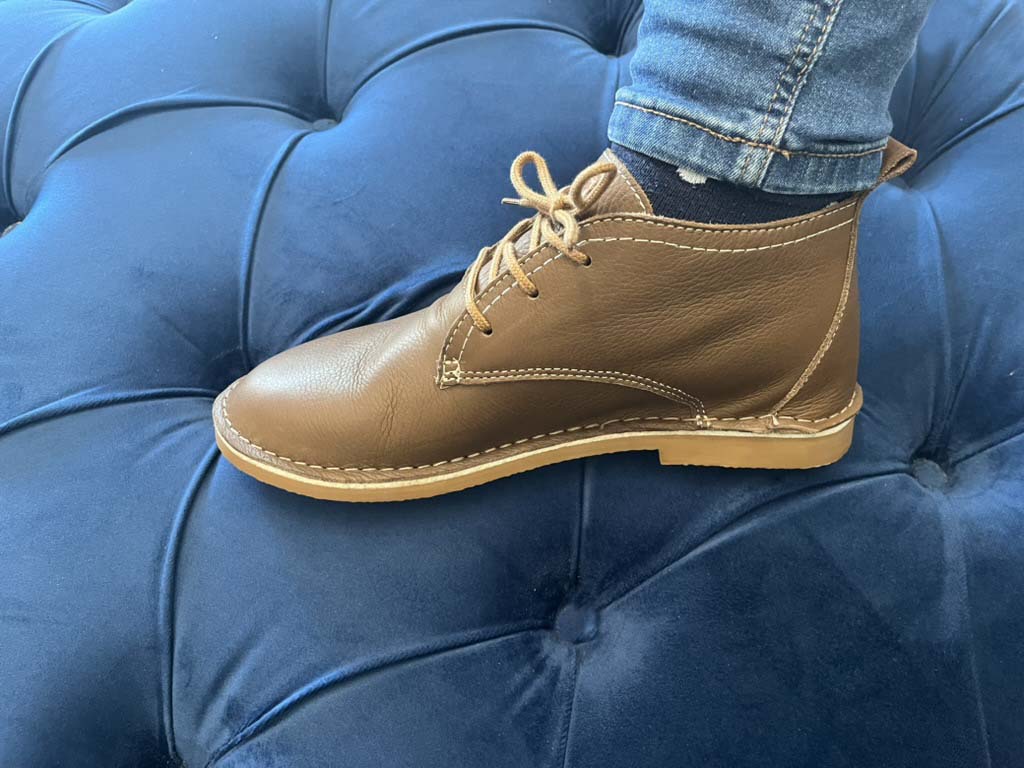 Brown Genuine Leather Boot