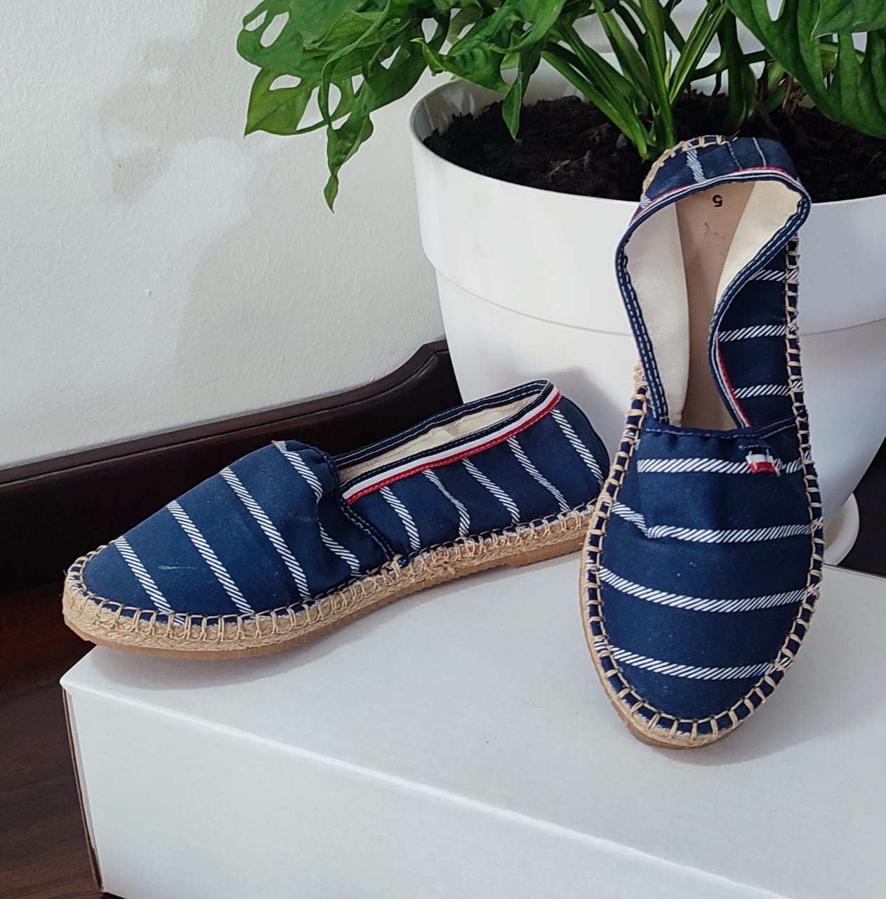 Navy Espadrille