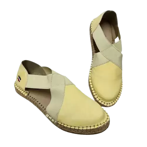 Yellow Crossover Espadrille