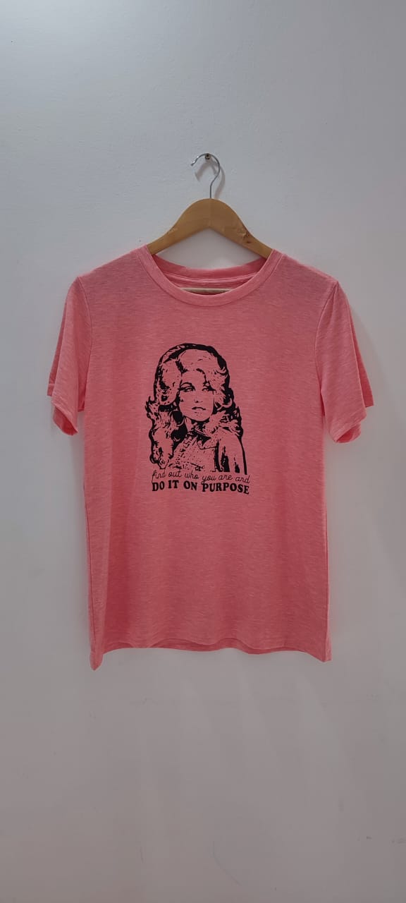 Dolly Parton “Do It On Purpose“ Pink T-Shirt