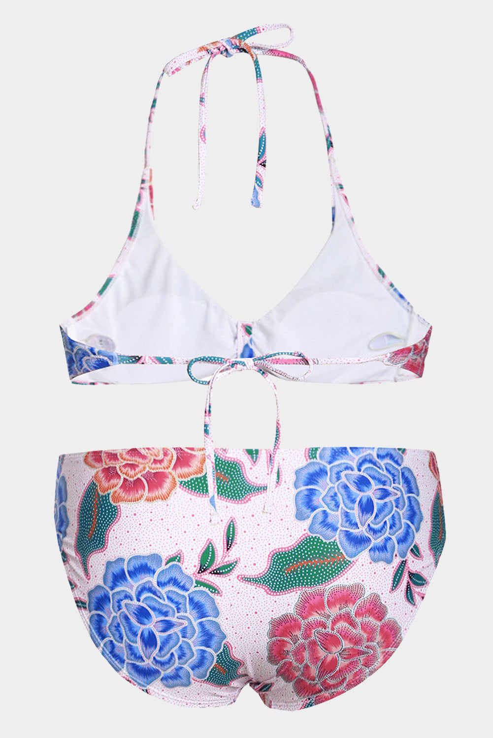 Floral Print Halter neck Bikini